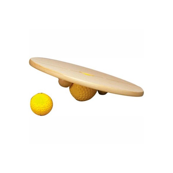 Chango 16" Circular Balance Board with 3" and 4" Balls